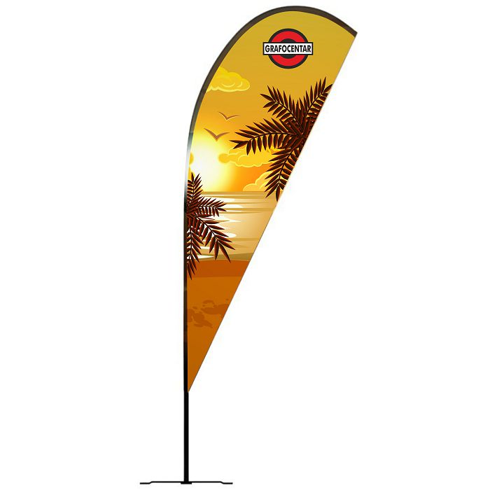 Beach flag M 140x365cm
